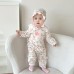 Cotton Bear Onesie for Newborn Baby Girls, Spring Autumn Casual Outfit, Unique Design, Long Sleeve, Full Zip Closure, Soft Comfortable Material Cotton Bear Onesie for Newborn Baby Girls, Spring Autumn Casual Outfit, Unique Design, Long Sleeve, Full Zip Closure, Soft Comfortable Material