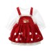Girls' Autumn Outfit Baby Romper Dress Set Festive Princess Dress Spring Girls' Autumn Outfit Baby Romper Dress Set Festive Princess Dress Spring