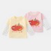 Girls' Pure Cotton Long Sleeve T-Shirt, Printed Innerwear for Baby Girls, Spring Style A-Class Fabric