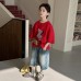 Cotton printed half sleeved top for children's t-shirt Cotton printed half sleeved top for children's t-shirt