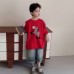 Cotton printed half sleeved top for children's t-shirt Cotton printed half sleeved top for children's t-shirt