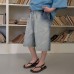 Children's loose five quarter pants children's clothing