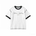 Children's loose fitting patchwork half sleeved top