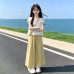 Cute Floral Outfit for Girls,TopTwo-Piece Suit for Medium to Big Kids