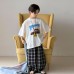 Mid sleeve top with five quarter sleeves Mid sleeve top with five quarter sleeves