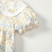 Collar short sleeved girls' dress Collar short sleeved girls' dress