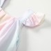 Gradient colored camisole triangle jumpsuit