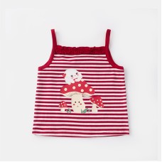 Cute Girl's Strap Top Summer Outfit Casual Sleeveless Blouse for Kids Baby Outerwear T-Shirt Summer