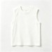 Cotton Solid Color Sleeveless Vest for Kids, Round Neck, Pure Cotton Children's T-Shirt, Unisex Summer Wear