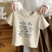 Cotton Children's Short Sleeve T-Shirt with Cartoon Print Casual Summer Clothing Cotton Children's Short Sleeve T-Shirt with Cartoon Print Casual Summer Clothing