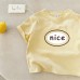 Summer New Children's Short Sleeve T-Shirt for Boys and Girls, Pure Cotton Kids Round Neck Cartoon Print Top