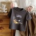 Children's Short Sleeve T-Shirt  Pure Cotton Cartoon Print Top