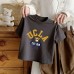 Cotton Children's Short Sleeve T-Shirt with Cartoon PrintCasual Summer Clothing