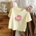 Summer New Children's Short Sleeve T-Shirt for Boys and Girls Cartoon Print Casual Top