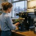 Lightweight Digital Coffee Dosing Cup, Rechargeable LED Weighing Cup for Espresso