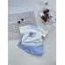 Color blocked sleeve T-piece two-piece set