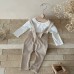 High impact strap overalls for baby girls
