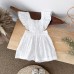 Knitted overalls shorts with floral print cute and casual mid waist