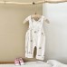 Flower Embroidered Strap Pants Cute Strap Pants