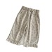 Corduroy floral spring and autumn outer pants