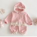 Hooded long sleeved zipper cardigan long pants set