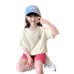 Girls' Short Sleeve T-Shirt Casual Loose Fit Top for Older Children