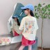 Girls' Short Sleeve T-Shirt Casual Loose Fit Top for Older Children