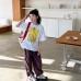 Girls' Short Sleeve T-Shirt Cotton Loose Printed Casual Round Neck Tee Shirt