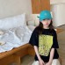 Girls' Short Sleeve T-Shirt Cotton Loose Printed Casual Round Neck Tee Shirt