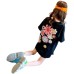 Girls' Short Sleeve Loose Mid-Length T-Shirt Dress