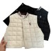 Solid color shoulder women's interior and exterior outfit