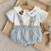 Little Bear Collar Strap Hat Clothes for Going Out Climbing Clothes Little Bear Collar Strap Hat Clothes for Going Out Climbing Clothes