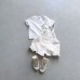 Lace large pocket shoulder strap shorts