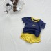 Children's short sleeved two-piece set for baby boys and girls