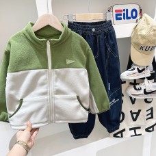 Children's Fleece Jacket for Boys, Winter New Style Wholesale