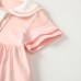 Collar short sleeved dress