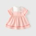 Collar short sleeved dress