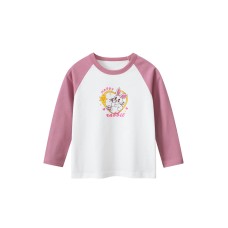 Cute Long Sleeve T-Shirt for Girls  Kids Basic Top Baby Clothes