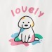 Cute girls' long sleeve T-shirt, basic layering top