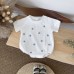 Summer jumpsuit embroidered with small flower suspender jumpsuit colorful and cute