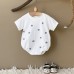 Summer jumpsuit embroidered with small flower suspender jumpsuit colorful and cute