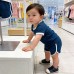 Children's short sleeved suit