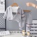 Children's casual hooded long sleeved three piece set for baby boys Children's casual hooded long sleeved three piece set for baby boys