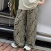 Letter short sleeved T-shirt graffiti wide leg pants two-piece set
