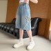 Girls' cropped pants summer thin style