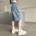 Girls' cropped pants summer thin style
