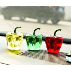 Crystal Ornament Imitation Crystal Bell Pepper Desktop Decoration