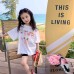 Girls' Cartoon Short Sleeve T-Shirt Children's Top Baby 