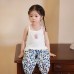 Cute Girls' Summer Strap Top with Bow, Versatile Crop Top for Kids, Stylish Inner Layer Clothing