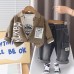 Long sleeved shirt three piece set for spring and autumn styles Long sleeved shirt three piece set for spring and autumn styles
